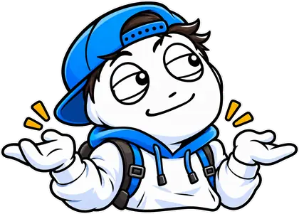 ReportSpeedMan shrugging with a playful smile