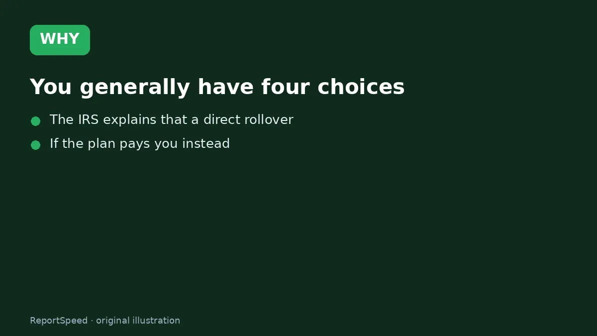 Cause: You generally have four choices