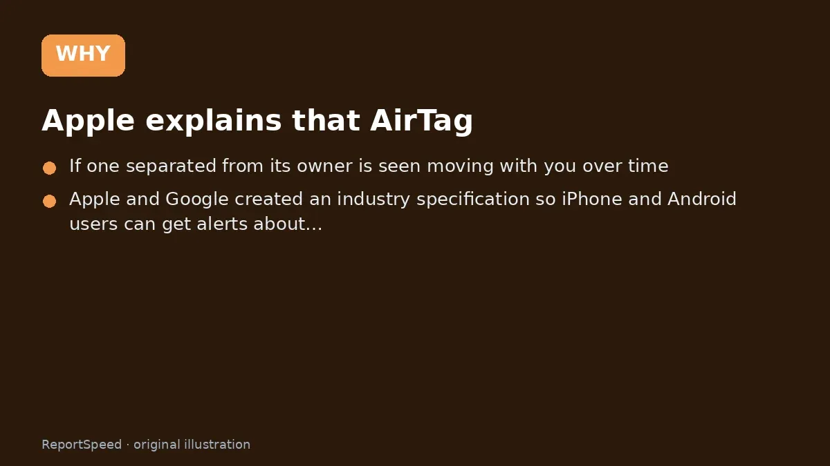 Cause: Apple explains that AirTag