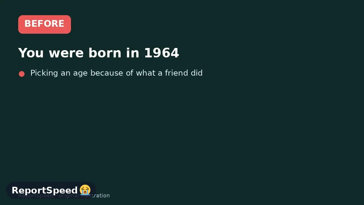 Before: You were born in 1964, you can start benefits next year, and you're hearing opposite advice from people you trust
