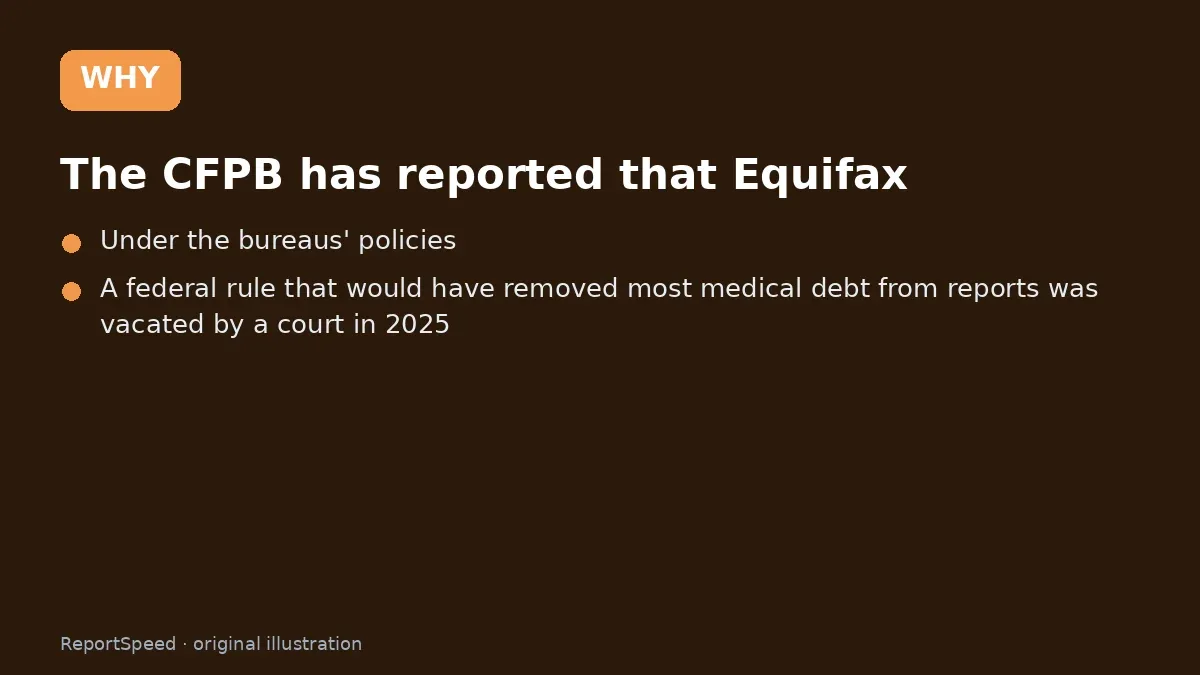 Cause: The CFPB has reported that Equifax