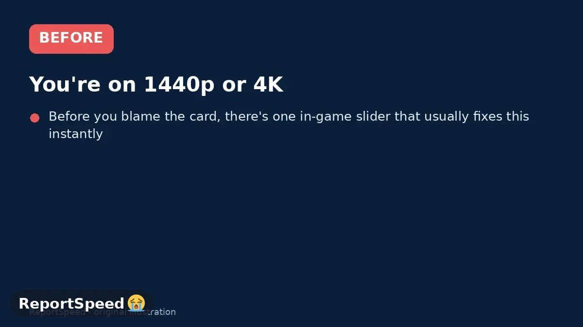 Before: You're on 1440p or 4K, settings menus show a VRAM bar going red, and you notice muddy textures, sudden hitches when turning the camera, or a game that crashes only on its highest texture setting