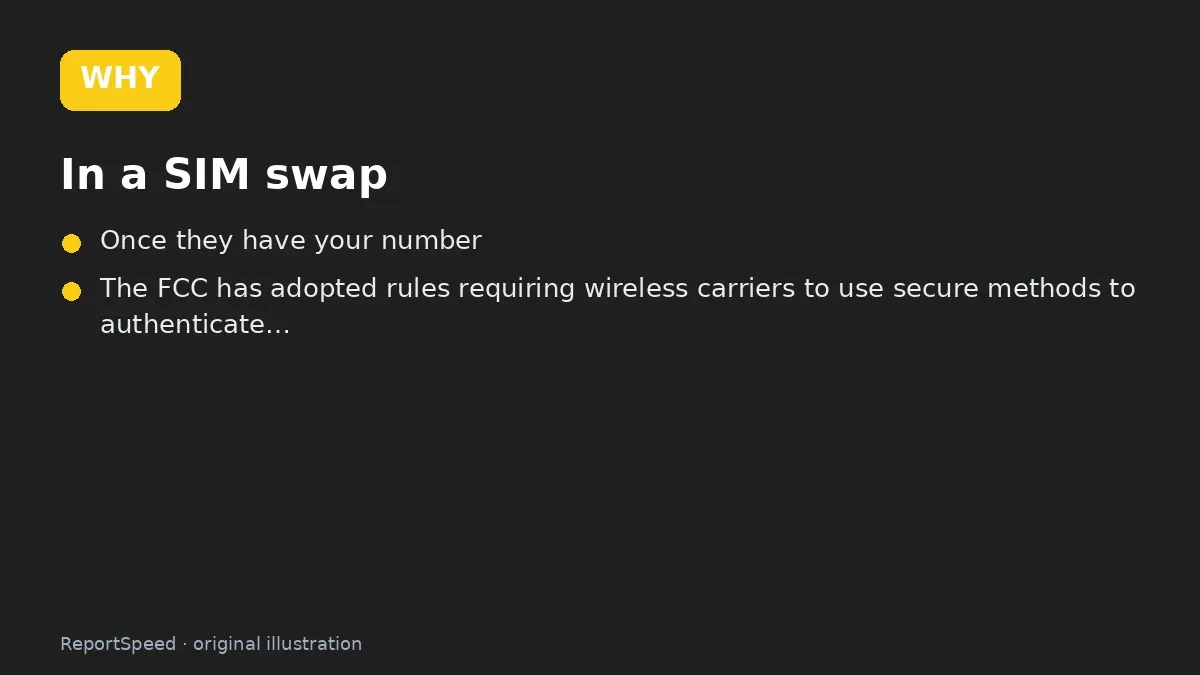 Cause: In a SIM swap
