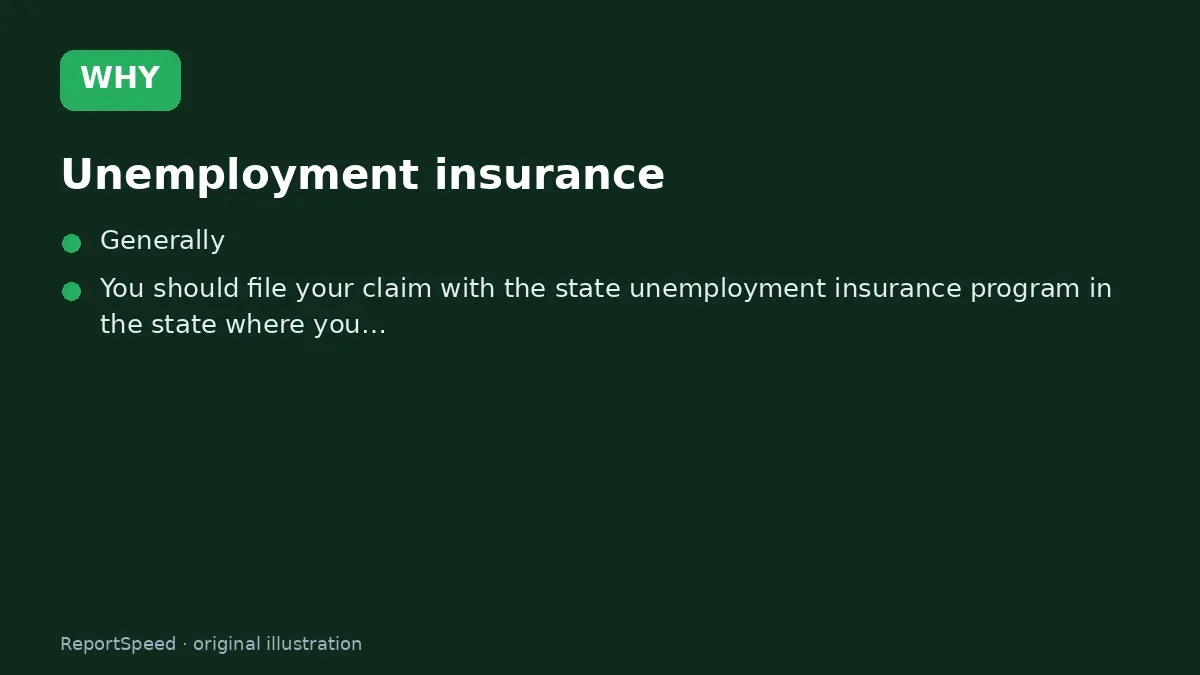 Cause: Unemployment insurance