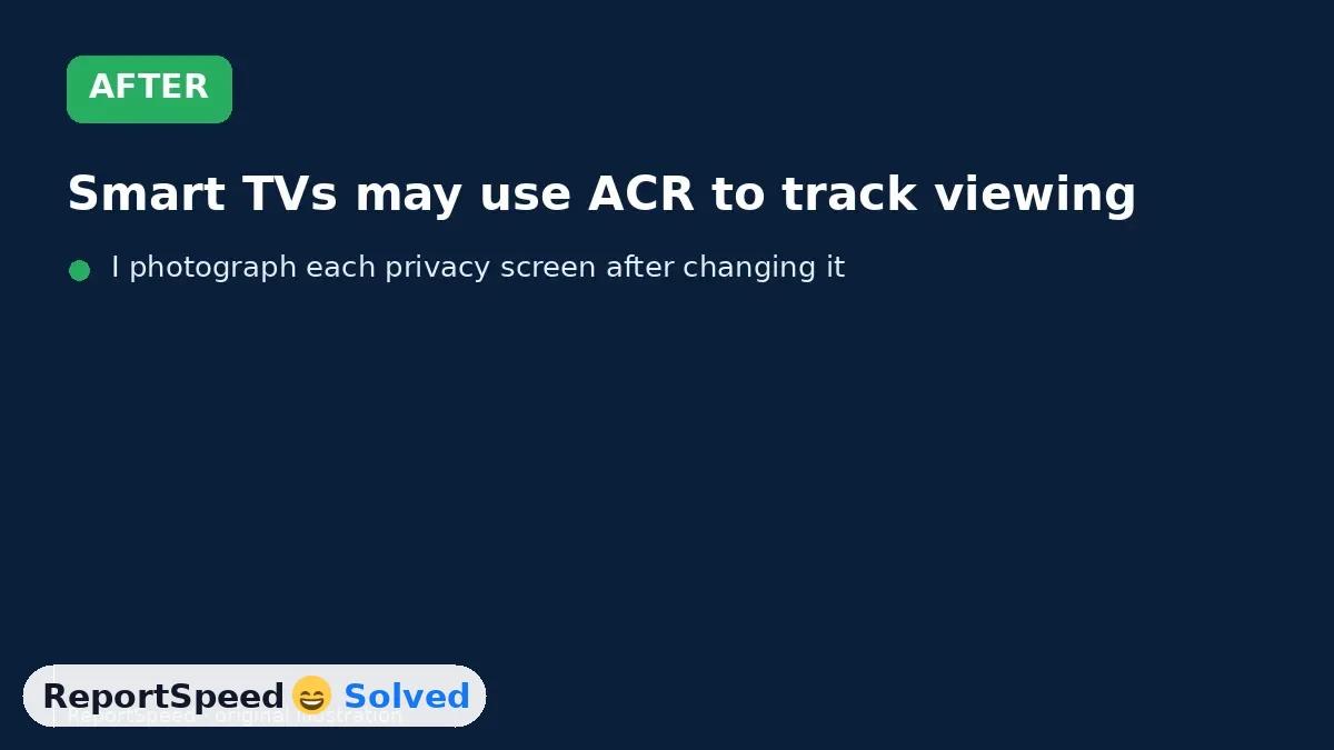 After: Smart TVs may use ACR to track viewing